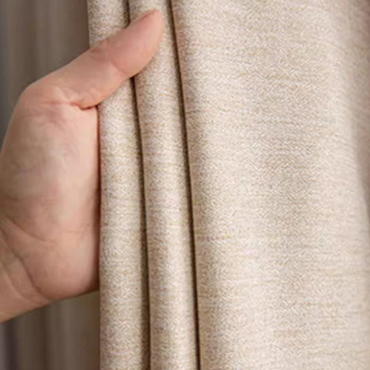 Rideau Beige Chiné