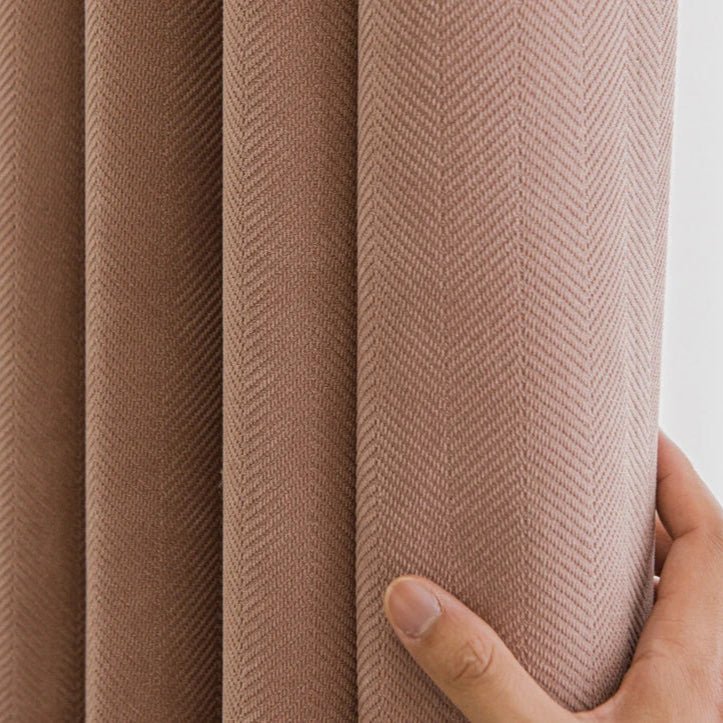 Rideau Semi Occultant - Rose Terracotta