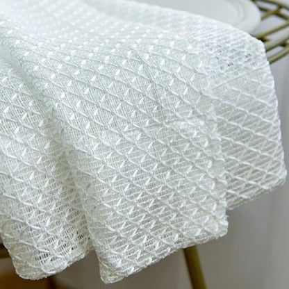 Rideau Voilage - Blanc à Motif