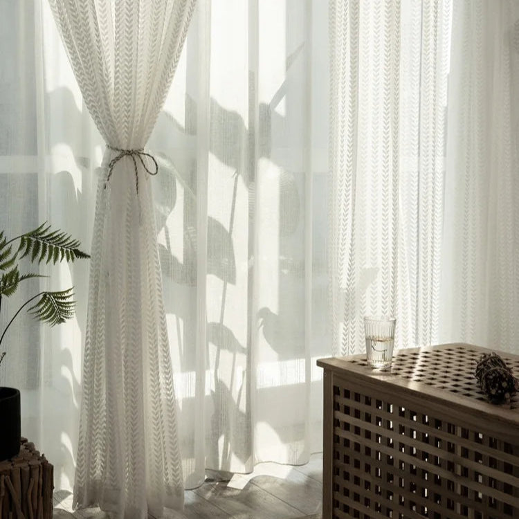 Rideau Voilage - Sylvaire Blanc