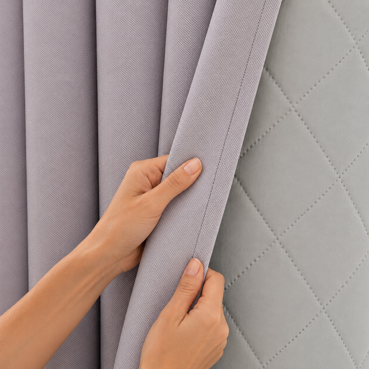 Rideau Anti-Bruit 30 dB Texturé - Violet