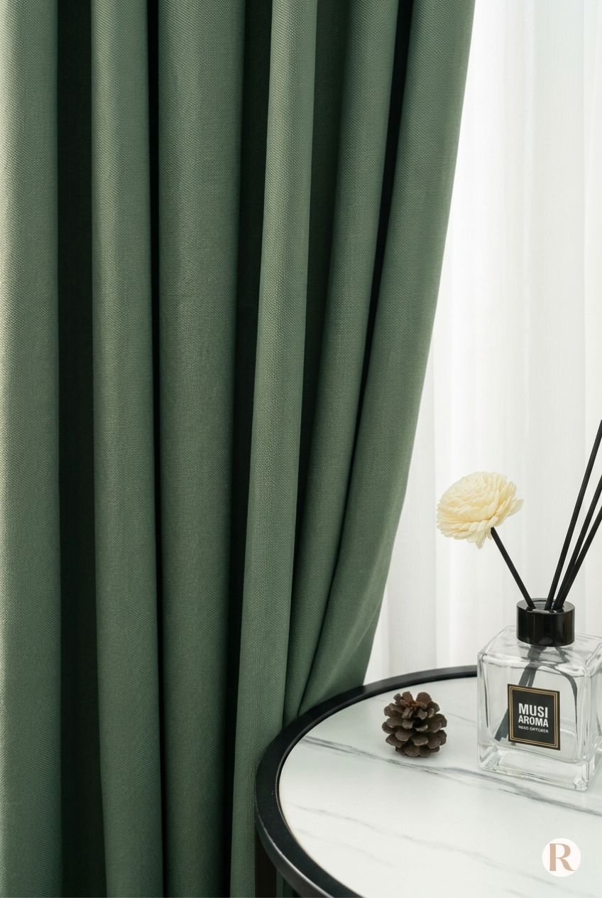 Rideau Vert Sapin Occultant