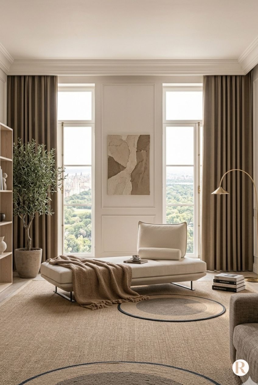Rideau Occultant - Beige Taupe