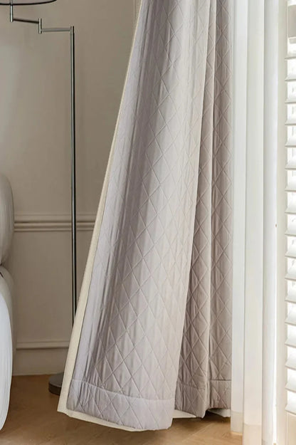 Rideau Anti-Bruit 30 dB Texturé - Beige Lin