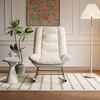 HAVENA – Rocking Chair Lin & Bois de Hêtre