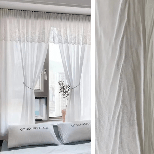Rideau Voilage Double - Blanc