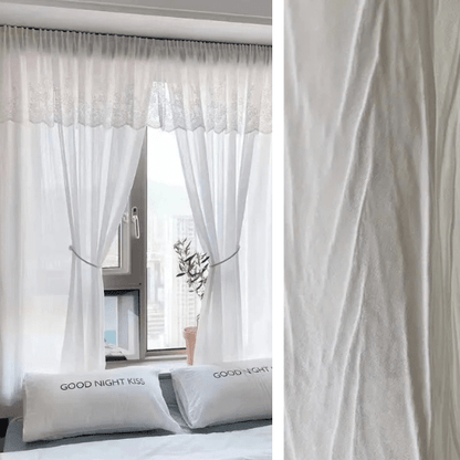 Rideau Voilage Double - Blanc