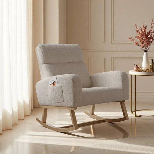 TERRA - Rocking Chair Teddy Dossier Haut