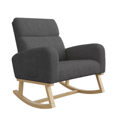 TERRA - Rocking Chair Teddy Dossier Haut