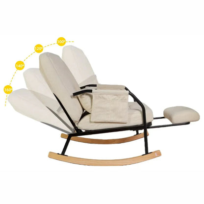 ELIOS – Rocking Chair Inclinable Corduroy