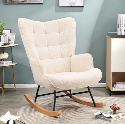 CLOUDA – Rocking Chair Teddy Dossier Haut