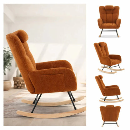 TEDDYA - Rocking Chair Teddy Confortable