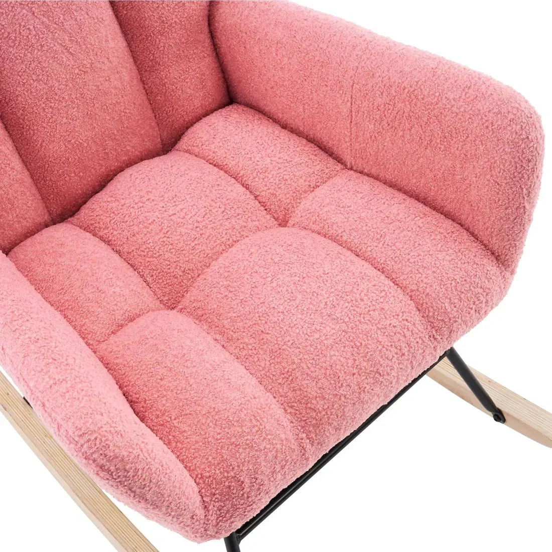 ALBA – Fauteuil à Bascule Bouclé