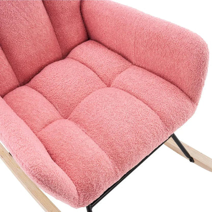 ALBA – Fauteuil à Bascule Bouclé
