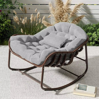 PALOMA – Rocking Chair Rotin Surdimensionné