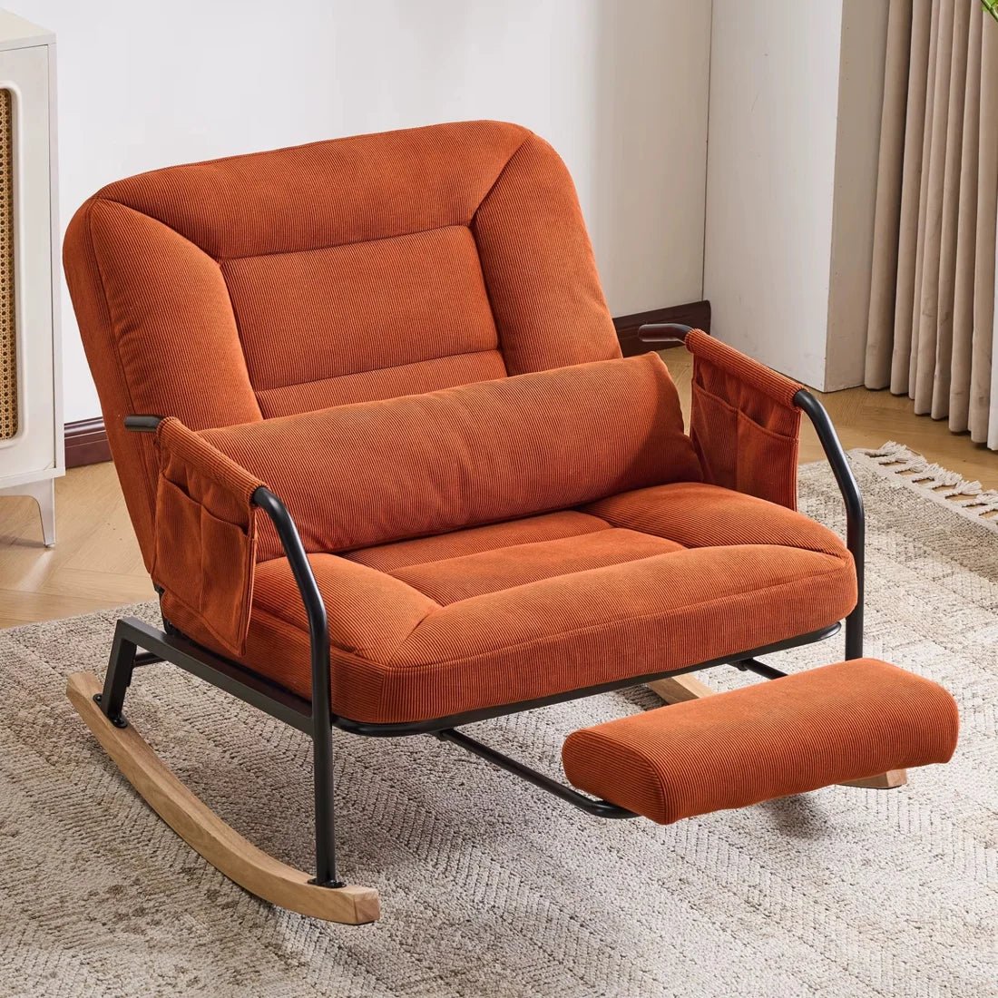 ELIOS – Rocking Chair Inclinable Corduroy