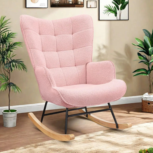 CLOUDA – Rocking Chair Teddy Dossier Haut