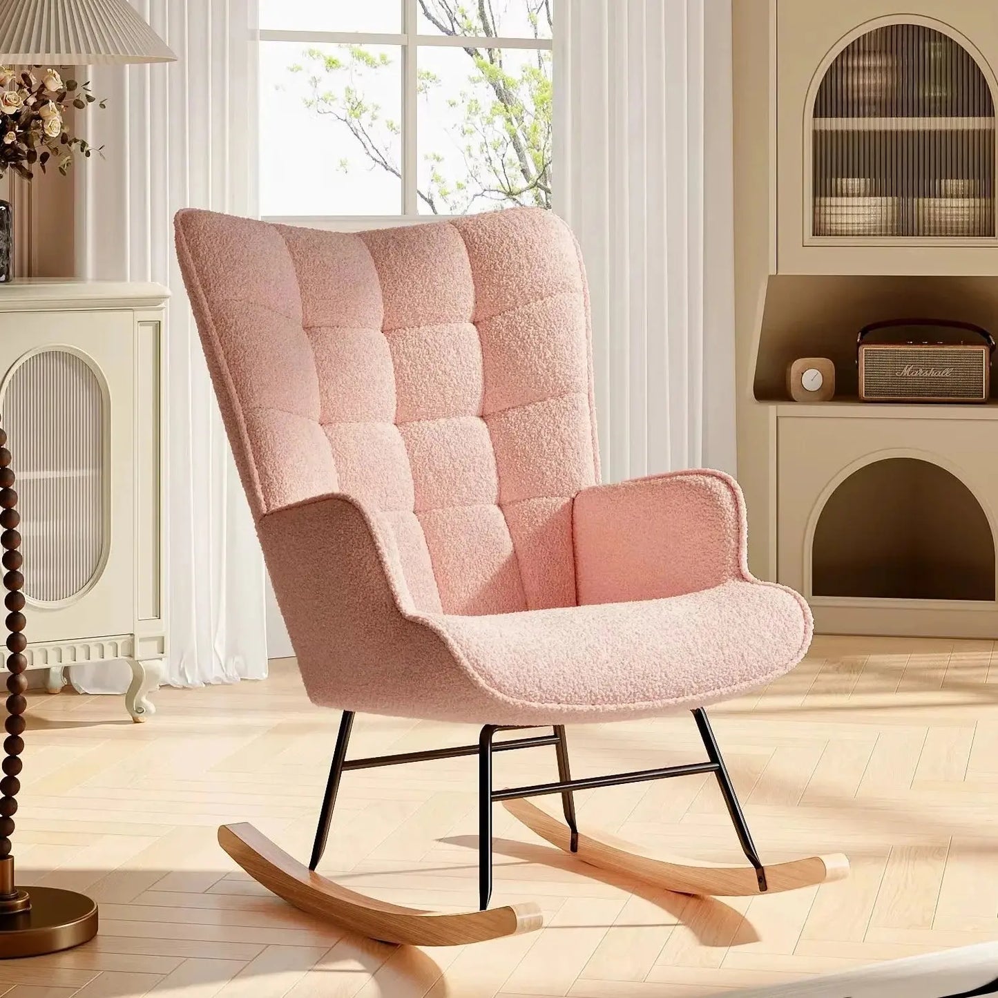 CLOUDA – Rocking Chair Teddy Dossier Haut