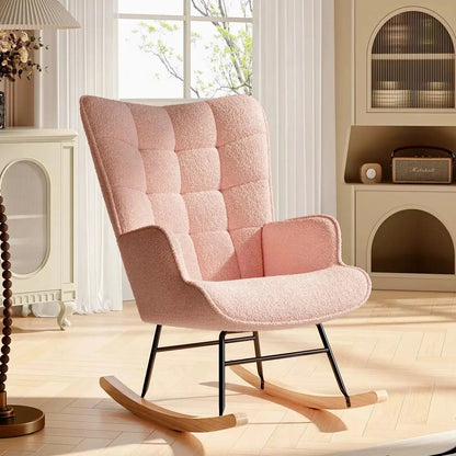 CLOUDA – Rocking Chair Teddy Dossier Haut