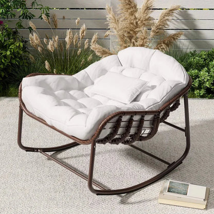 PALOMA – Rocking Chair Rotin Surdimensionné