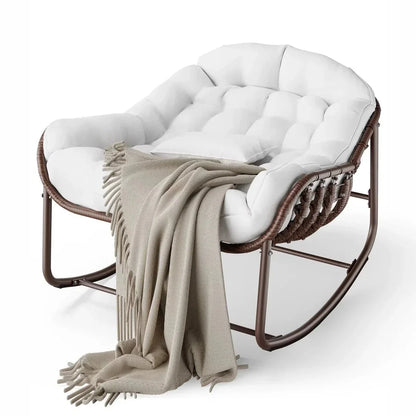 PALOMA – Rocking Chair Rotin Surdimensionné