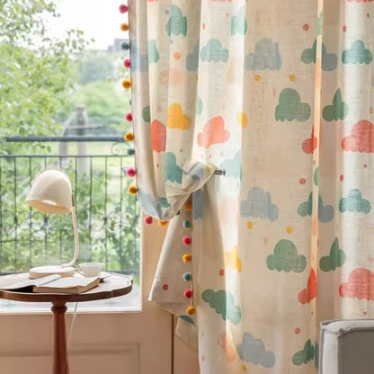 Rideau Motif Nuage