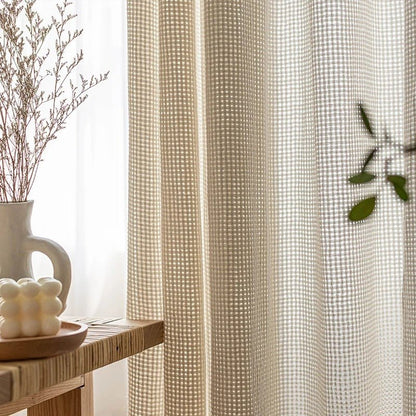 Rideau Voilage - Beige Tressé