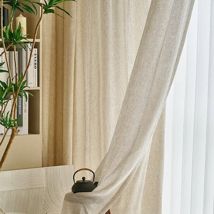 Rideau Voilage - Beige Tressé