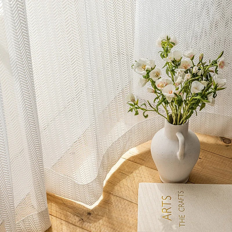 Rideau Voilage - Zéphira Blanc