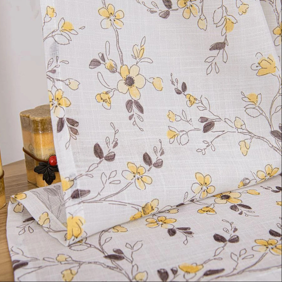 Rideau Fleuri Jaune