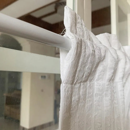 Rideau Court Coton Blanc