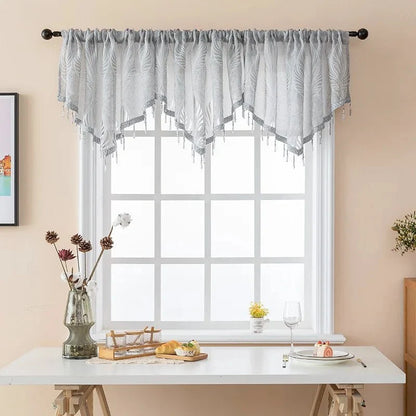 Rideau Fenetre Cuisine Gris