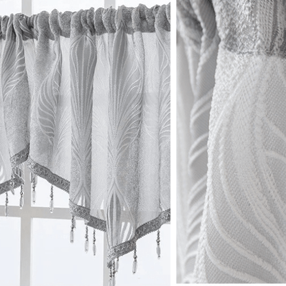 Rideau Fenetre Cuisine Gris
