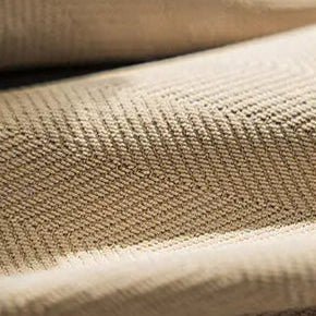 Rideau Semi Occultant - Beige à motifs