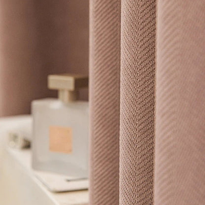 Rideau Semi Occultant - Rose Terracotta