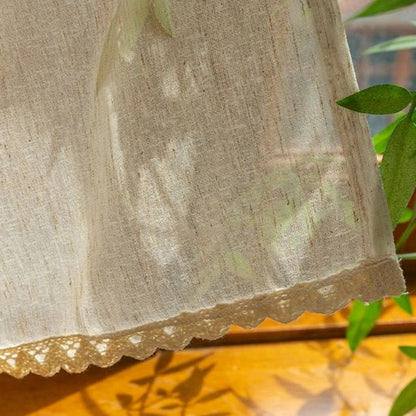 Rideaux Lin - Voilage Brise Bise Naturel