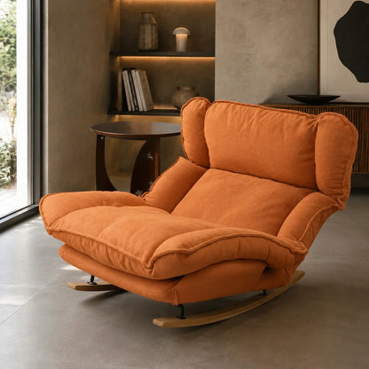 BERGEN - Rocking Chair Paresseux Inclinable Doux