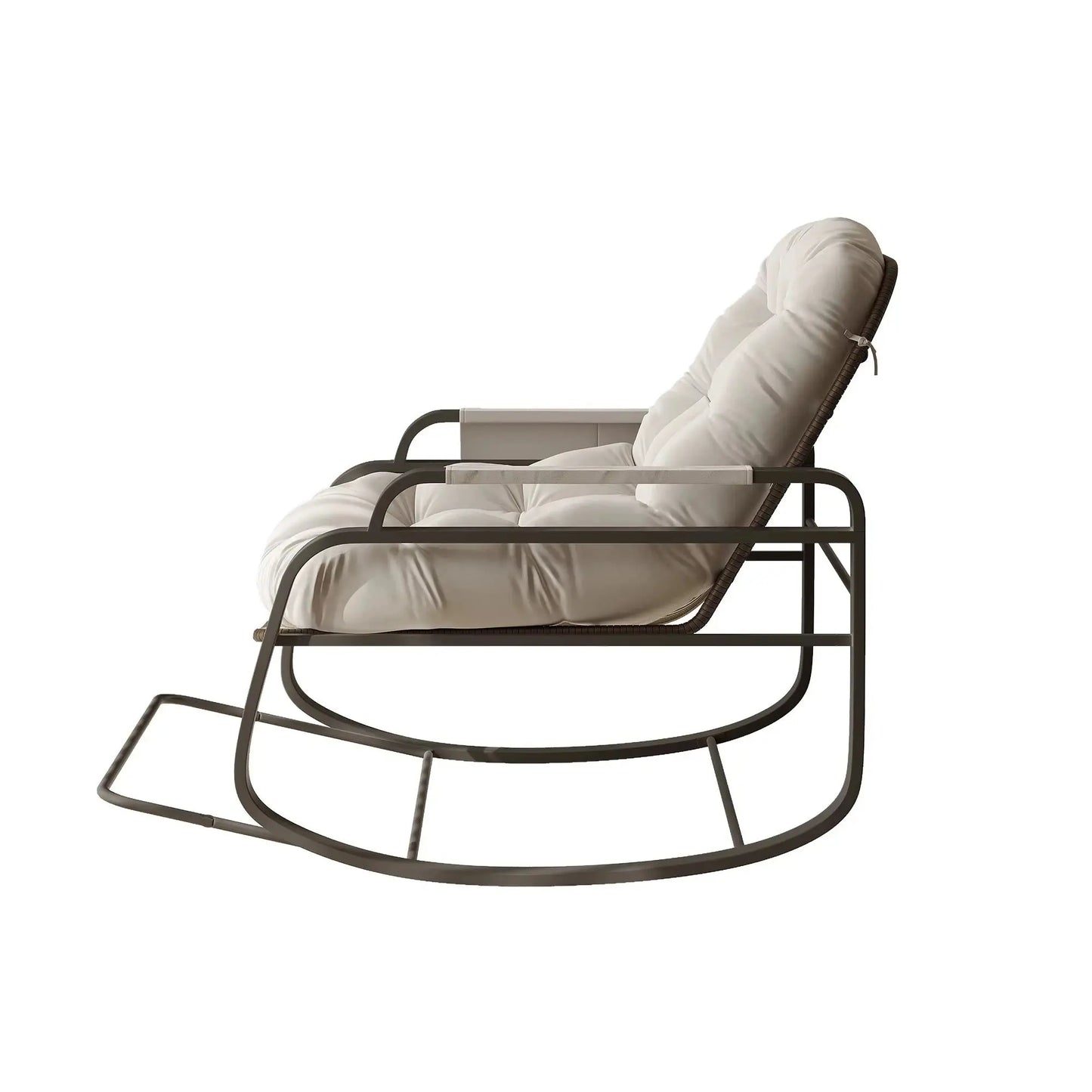 RIVANA - Rocking Chair Rotin Extérieur