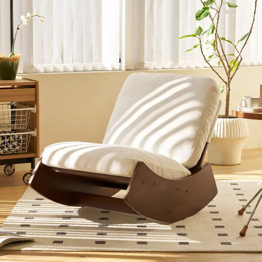 ELORA – Rocking Chair Rétro Velours