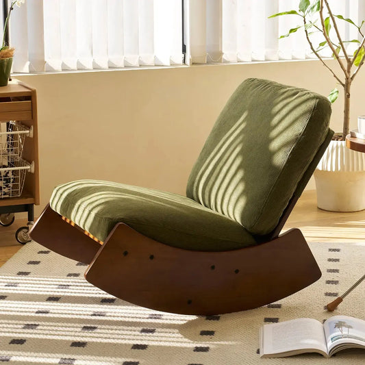 ELORA – Rocking Chair Rétro Velours